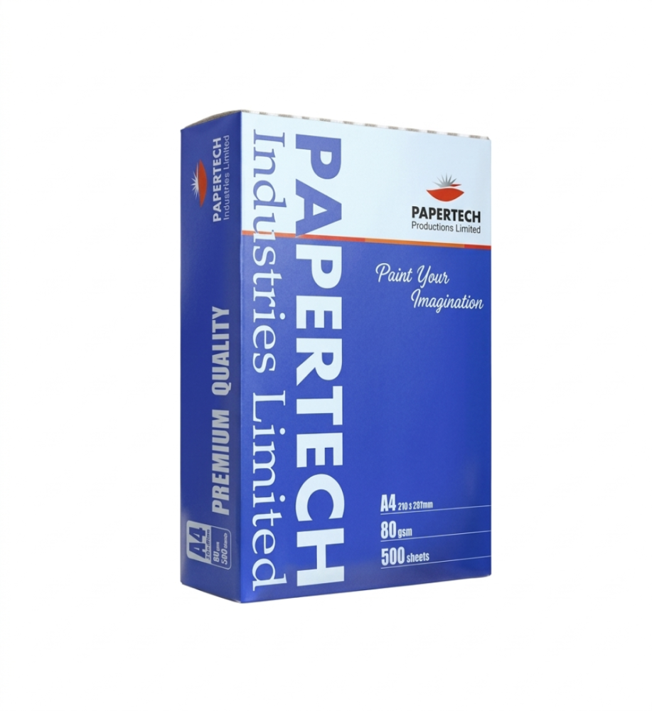 Papertech A4 Paper 80 GSM (500 Pages)