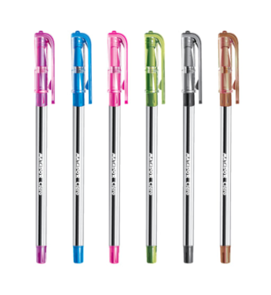 Matador Claro Ball Pen (Black Ink - 5Pcs)