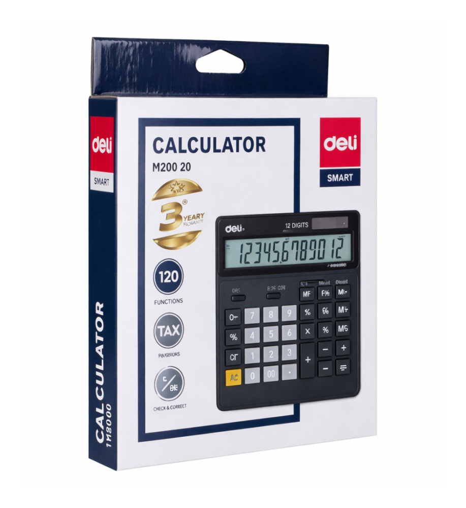 Deli Wide-H Desk Calculator - EM01020