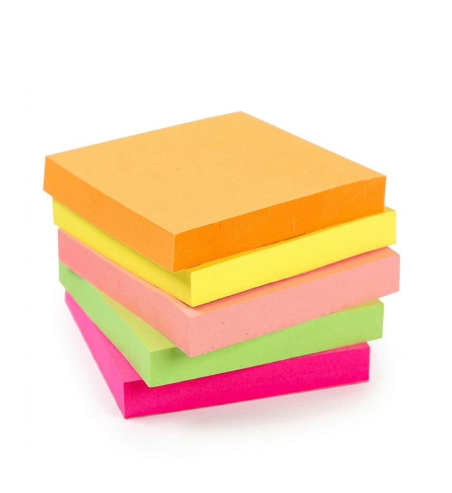 Rainbow Colorful Notepads Sticky Notes (5 Colors)